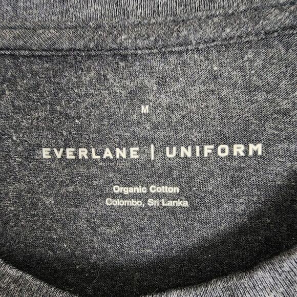 Everlane The Organic Cotton Slim Tee Heather Grey Men's Size Medium NWT Uniform - Picture 6 of 9